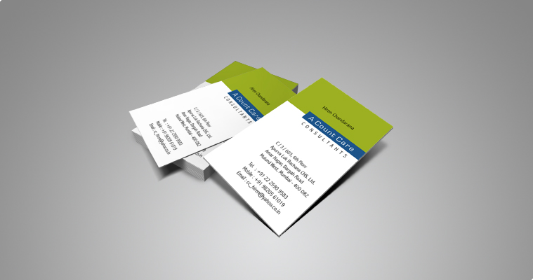 A Count Care Consultants Business Card A Count Care Consultants Business Card