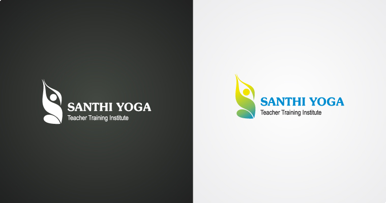 Santhi Yoga Teacher Training Institute Logo Design