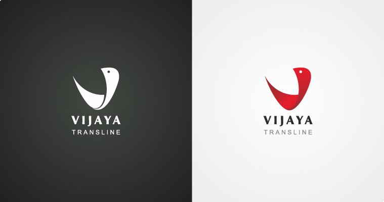 Vijaya Transline Pvt Ltd Logo Design